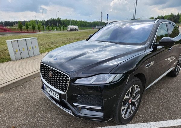 Jaguar F-Pace cena 209900 przebieg: 30500, rok produkcji 2021 z Warszawa małe 596